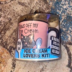 🆕Kitty Cat Ice Cream Kit-Mug And Spoon Set